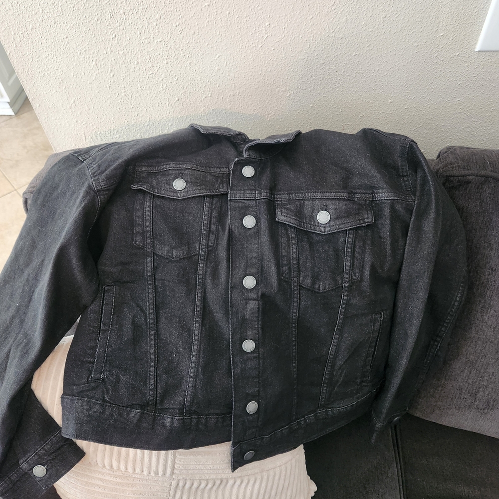 Stylish Black Denim Jacket